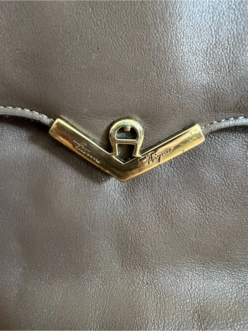 Etienne Aigner compact leather
